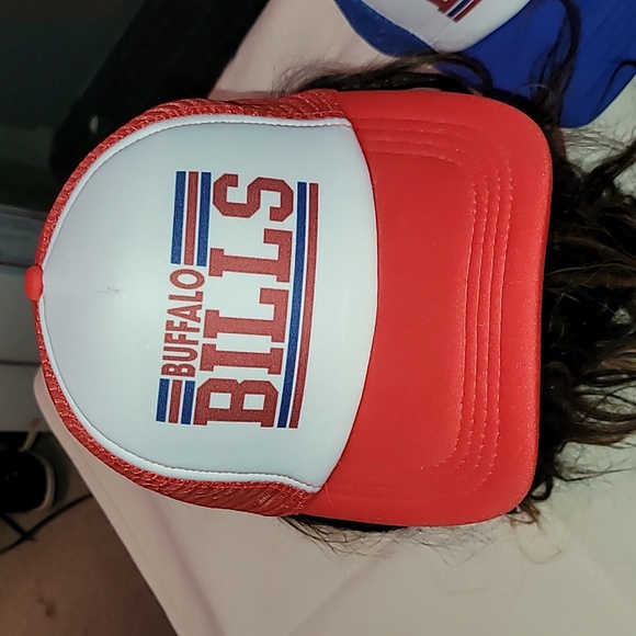 2 Buffalo Bills hats. NFL. Trucker-style snap backs. BRAND NEW. - Picture 5 of 12